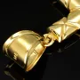 Edles Kreuz mit charaktervollem, modernen Dekor aus Gold 14k (585er) Gelbgold