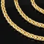Außergewöhnliche Ankerkette aus exquisitem 585 / 14K Gold (Gelbgold) - hochwertig gearbeitet - ca. 65 cm Länge 3,5 mm Breite