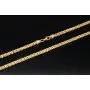 Außergewöhnliche Ankerkette aus exquisitem 585 / 14K Gold (Gelbgold) - hochwertig gearbeitet - ca. 65 cm Länge 3,5 mm Breite