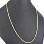 Außergewöhnliche Ankerkette aus exquisitem 585 / 14K Gold (Gelbgold) - hochwertig gearbeitet - ca. 65 cm Länge 3,5 mm Breite