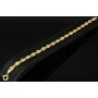 Exquisites Bohnenarmband / Gold-Armband aus funkelndem, poliertem 585er Gold (14k Gelbgold), ca. 21,5 cm lang, ca. 6 mm