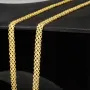 Hochwertig gearbeitete Goldkette, fein gegliedert, aus funkelndem Gelbgold (585/14k Gold) in ca. 48 cm Länge - 4 mm Breite