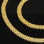 Hochwertig gearbeitete Goldkette, fein gegliedert, aus funkelndem Gelbgold (585/14k Gold) in ca. 48 cm Länge - 4 mm Breite