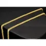 Hochwertig gearbeitete Goldkette, fein gegliedert, aus funkelndem Gelbgold (585/14k Gold) in ca. 48 cm Länge - 4 mm Breite