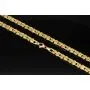 Funkelnde, flache Königskette aus hochwertigem 14K 585 Gold (ca. 17,5g, 60 cm, 5,5mm)