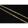Hochglanzpolierte Ankerkette aus edlem, funkelnden 585 / 14K Gold, ca. 63 cm Länge 3,5 mm