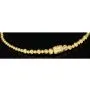 Exquisites Zug-Armband in edlem Design mit vielen Goldperlen aus hochwertigem 585 14K verziert mit Zirkoniabesatz - längenverstellbar