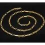 Exquisite Ankerkette aus edlem, hochglanzpoliertem 585 / 14K Gold, ca. 59 Länge ca. 3,5 mm