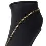 Exquisite Ankerkette aus edlem, hochglanzpoliertem 585 / 14K Gold, ca. 59 Länge ca. 3,5 mm