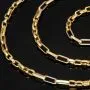Exquisite Ankerkette aus edlem, hochglanzpoliertem 585 / 14K Gold, ca. 59 Länge ca. 3,5 mm