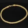 Hochwertig gearbeitetes Ankerarmband in Premium-Design - Armband aus edlem 585 / 14K Gold (Gelbgold) - ca. 21,5 cm Länge 3,5 mm Breite