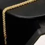 Hochwertig gearbeitetes Ankerarmband in Premium-Design - Armband aus edlem 585 / 14K Gold (Gelbgold) - ca. 21,5 cm Länge 3,5 mm Breite