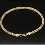 Hochwertig gearbeitetes Ankerarmband in Premium-Design - Armband aus edlem 585 / 14K Gold (Gelbgold) - ca. 21,5 cm Länge 3,5 mm Breite