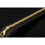 Exklusives Königsarmband aus hochwertigem, massivem 14K / 585 Gold, ca. 23,5 cm lang, ca. 5,5 mm