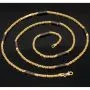 Fein gearbeitete, außergewöhnliche Königskette mit schwarzem, funkelnden Zirkoniabesatz aus exquisitem 585er Gelbgold (14k)- 60cm lang, 2mm breit