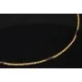 Fein gearbeitete, außergewöhnliche Königskette mit schwarzem, funkelnden Zirkoniabesatz aus exquisitem 585er Gelbgold (14k)- 60cm lang, 2mm breit