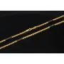Fein gearbeitete, außergewöhnliche Königskette mit schwarzem, funkelnden Zirkoniabesatz aus exquisitem 585er Gelbgold (14k)- 60cm lang, 2mm breit
