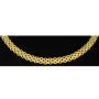 Filigranes Armband aus fein gearbeiteten Gliedern aus edlem 14K 585 Gold ca. 19cm, 4mm