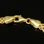 Filigranes Armband aus fein gearbeiteten Gliedern aus edlem 14K 585 Gold ca. 19cm, 4mm