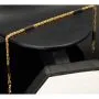 Stilvolles Königsarmband aus edlem 14K 585 Gold mit funkelndem, schwarzen Zirkoniabesatz in ca. 22 cm Länge