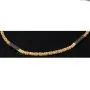 Stilvolles Königsarmband aus edlem 14K 585 Gold mit funkelndem, schwarzen Zirkoniabesatz in ca. 22 cm Länge