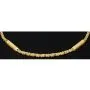 Edles Königsarmband mit dekorativen Elementen verziert mit feinem Greco-Dekor aus hochwertigem 14K 585 Gold (ca. 3,7 g, 22cm, 2,5mm)