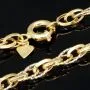 Exquisite Goldkette in außergewöhnlichem Design für Damen aus funkelndem Bicolor 585 / 14K Gold (ca. 50cm)