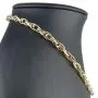 Exquisite Goldkette in außergewöhnlichem Design für Damen aus funkelndem Bicolor 585 / 14K Gold (ca. 50cm)