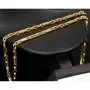 Funkelnde Ankerkette in feinem Greco-Stil aus edlem Gold (14k 585 Gelbgold)- ca. 60cm lang, 3mm breit