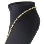 Funkelnde Ankerkette in feinem Greco-Stil aus edlem Gold (14k 585 Gelbgold)- ca. 60cm lang, 3mm breit