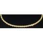 Fein gearbeitetes Twist-Armband / Kordelarmband aus edlem 14k 585 Gold , ca. 2mm, 22cm