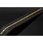 Funkelndes Ankerarmband mit filgranem Greco-Design - Armband aus hochglanzpoliertem 14K 585 Gold ca. 22cm, 3,5mm