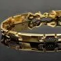 Nobles Armband in exquisitem Design aus hochwertigem 14K 585er Bicolor Gold (Gelb- und Weißgold) ca. 20,5cm, 6mm