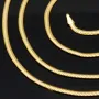 Stilvolle Halskette im Fischgräten-Look aus feinem 585 14K Gold (ca. 50cm lang, 2mm breit)