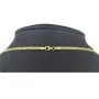 Fein fearbeitete, engmaschige Goldkette aus hochwertigem 585 / 14K Gold ca. 49 cm Länge 3 mm
