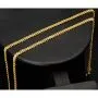 Fein fearbeitete, engmaschige Goldkette aus hochwertigem 585 / 14K Gold ca. 49 cm Länge 3 mm