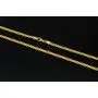 Fein fearbeitete, engmaschige Goldkette aus hochwertigem 585 / 14K Gold ca. 49 cm Länge 3 mm