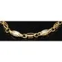 Exklusives Gold-Armband aus edlem, funkelndem Bicolor 585er Gelb- und Weißgold mit feinem Greco-Dekor (ca. 19 cm, 4mm)