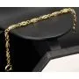 Exklusives Gold-Armband aus edlem, funkelndem Bicolor 585er Gelb- und Weißgold mit feinem Greco-Dekor (ca. 19 cm, 4mm)