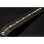 Exklusives Gold-Armband aus edlem, funkelndem Bicolor 585er Gelb- und Weißgold mit feinem Greco-Dekor (ca. 19 cm, 4mm)