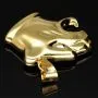 Edler Panther-Anhänger aus hochglanzpoliertem 585 / 14K Gold