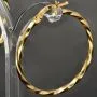 Exquisite Twist - Creolen aus funkelndem, hochglanzpoliertem Gold (14K 585 Gelbgold)
