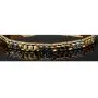Stilvolles Armband aus hochwertigem 14K / 585er Bicolor Gold (Gelb- und Weißgold) in ca. 19cm Länge, ca 6mm Breite