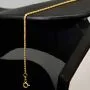 Zeitloses, kurzgliedriges Ankerarmband aus edlem, poliertem 14K 585 Gold