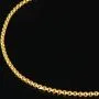 Zeitloses, kurzgliedriges Ankerarmband aus edlem, poliertem 14K 585 Gold
