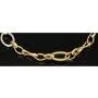 Funkelndes Bicolor Gold-Armband aus hochwertigem 14K 585 Gelbgold und Weißgold in stilvollem Design (ca. 20 cm)