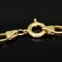 Funkelndes Bicolor Gold-Armband aus hochwertigem 14K 585 Gelbgold und Weißgold in stilvollem Design (ca. 20 cm)