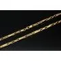 Exklusive Ankerkette / Goldkette aus funkelndem Gold (14K 585 Gelbgold) mit stilvollem griechischem Muster (ca. 55cm, 3,5mm, ca. 7,7g)
