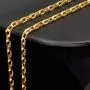 Sehr schöne, funkelnde Ankerkette aus hochwertigem 14K 585 Gold (Gelbgold) - 65cm lang, ca. 3mm breit