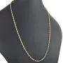 Sehr schöne, funkelnde Ankerkette aus hochwertigem 14K 585 Gold (Gelbgold) - 65cm lang, ca. 3mm breit